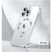 Resim m.tk moveteck Iphone 11 Uyumlu Kılıf Kamera Lens Üstü Kaplama Korumalı Manyetik Magsafe Renkli Şeffaf 