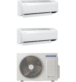 Resim Samsung AJ068TXJ3KH/EA 1+2 Sistem 9+18 Btu İç 6,8 Kw Dış Ünite Wind Free Multi Klima 