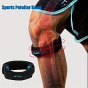 Resim 1 adet patella bandı, menisküs diz koruyucu, spor koşu fitness için uygun 