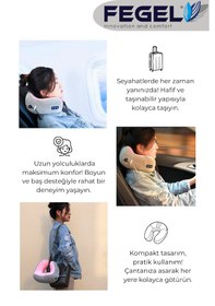 Resim FG-01 Seyahat Tipi Masajlı Boyun Yastığı 