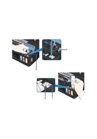 Resim Canon G1400, Canon G2400 Yazıcı Uyumlu Forprint Dolum Seti 4x1000ml 