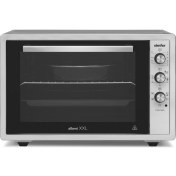 Resim Simfer 7003 Yoğurt Yapma Fonksiyonlu Çift Camlı Kapak Turbo İnox Gri 70 Lt Midi Fırın 