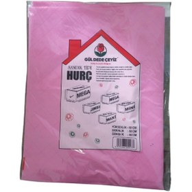 Resim Gül Dede Çeyiz Yorgan Hurcu Sandık Tipi 90x50x50cm - Pembe 