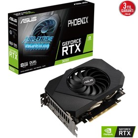 Resim Asus Phoenix RTX 3050 128 Bit GDDR6 8 GB Ekran Kartı 