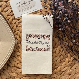 Resim Baskılı Özel Gün Peçetesi | 20 Adet Kişiye Özel Desenli – Düğün, Nişan, Söz ve Davetler İçin 