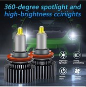 Resim Wondernest V2 Taraflı Sones Soğuk Led H11 Far Çift Beyaz Araba 6000k 6 4000lm 35w 1 Ot Soğuk Beyaz 