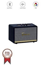 Resim Torima D35 Siyah Nostalji Kablosuz Bluetooth Hoparlör 