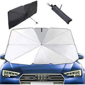 Resim Epilons Araba Güneş Gölge Koruyucu Şemsiye Oto Ön Cam Güneşlik(145cm*79cm) 