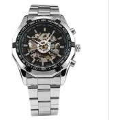 Resim Hanyang Siyah Sıcak Kazanan Lüks Marka Lüks Spor Erkekler Otomatik Mekanik Askeri Izle Erkekler Tam Çelik Paslanmaz Bant Lüks (Yurt Dışından) 