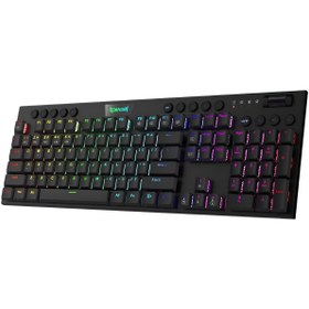 Resim REDRAGON Horus K618 Wireless RGB Kablosuz Gaming (Oyuncu) Klavye 