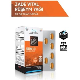 Resim Zade Vital Ruşeym Yağı 500mg 60 Yumuşak Kapsül 