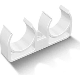 Resim Kuzgun Ticaret Pvc Boru Pprc Çiftli Kelepçe 32 mm 10 Adet 