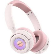 Resim Treasures Yesıdo Ep06 Çocuk Kulaklık, Kablosuz Stereo, 20 Saat Pil, Rgb Aydınlatma, Pembe 