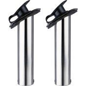 Resim Parallax Balıkçı Çubuk Tutucu Paslanmaz Çelik Gömülü Balıkçı Çubuk Tutucu Deniz Tekne Aksesuarları, 15 Derece, 2 Pcs (Yurt Dışından) 