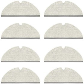 Resim Roborock S5 Max Uyumlu Yüksek Kaliteli 8 Adet Mop-Tam Yüzey Mikro 