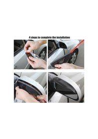 Resim Mitsubishi Safir İle Uyumlu Carbon Sport Ayna Yağmur Koruyucu Rüzgarlık 