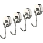 Resim Geeksen 4'lü Manyetik Demir Kanca Seti - 4cm X 1cm X 1cm Boyutları İle Dayanıklı Ve Saçma Sıralama İçin Uygun 