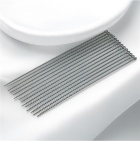 Resim Ciğer Şiş Kare Burgulu 15 Adet,kuşbaşı Et Şiş,çöp Şiş,mangal Şişi 