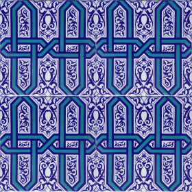 Resim Can Seramik 20*20 Cm Cç9 Iznik Çini Karo 5' Li 1 Paket 