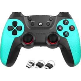 Resim Ozmik Pc Gamepad Için 2.4g Tekli Kol Kablosuz Oyun Kolu Ps3 Için 