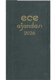 Resim Ece 2026 Ticari Ajanda Asya Günlük Çizgili 17x33 Siyah 