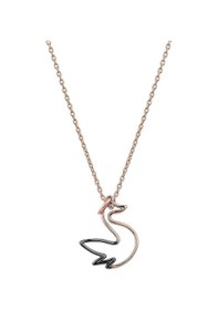 Resim Pırlanta Altın Kuğu Kolye Rose Gold 