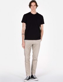 Resim Slim Fit Orta Bel Düz Paça Erkek Bej Düğmeli Pantolon Colin's
