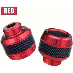 Resim Sunshine022 Kırmızı 2li Universal Alüminyum Motorcycle Düşme Koruyucu Fork Cups 