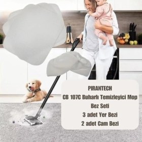 Resim Buharlı Temizleyici Mop Seti, Cb 107C ile Uyumlu 
