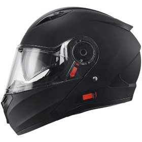 Resim SCOYCO FF-868 ÇENE AÇILIR KASK MAT SİYAH 