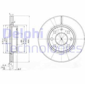 Resim DELPHI BG3568 Fren 569021 (WC131251) (Fiyat:2 Adet İçindir) 