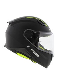 Resim Ls2 Kıd Çocuk Fullface Motosiklet Kaskı Mat Siyah 