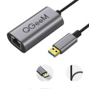 Resim Qgeem QG-UA05 Usb To RJ45 Dönüştürücü 