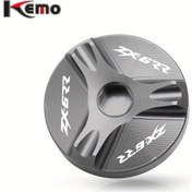 Resim Motion003 Kawasaki Zx6rr 2003-2005 Gri Motor Yağı Kapak Kapağı Alüminyum Sump Nut 