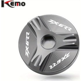 Resim Motion003 Kawasaki Zx6rr 2003-2005 Gri Motor Yağı Kapak Kapağı Alüminyum Sump Nut 