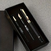 Resim Uçlu 3'lü Metal Dolma Kalem Seti - 0.38mm/0.5mm/1.0mm - Kaligrafi, Sanat Eserleri ve Günlük Yazılar İçin Mükemmel - Şık Siyah Hediye Kutusu Dahil 
