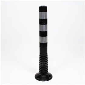 Resim İleri Trafik Delinatör 75 x 8 CM Siyah. Esnek Duba 