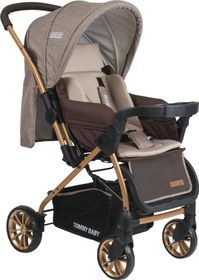 Resim Tommybaby TB-980 Gold Çift Yönlü Bebek Arabası Puset 