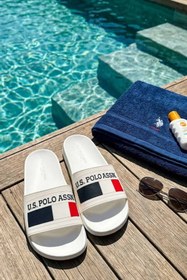 Resim U.S. Polo Assn. Lacivert Erkek Terlik - Yeni Sezon Günlük ve Plaj Terliği USPA 