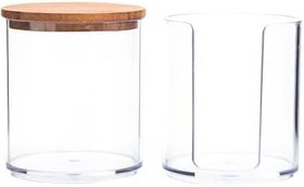 Resim Mudo Home Ahşap Kapaklı Çift Katlı Pamukluk 