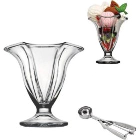 Resim Karokstore Dondurma ve Tatlı Kasesi 6 Adet Dondurma Kaşığı Hediyeli 56567656756 