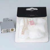 Resim Benzinli Çakmaklar ve Zippo Için Pamuk-Keçe-Fitil Seti Full Set Kapalı Paket- 1 Adet Fitil Hediyeli-Zippo Keçe Fitiil Pamuk 