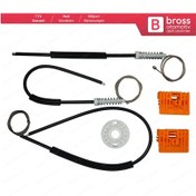 Resim Audi A2 8Z0 1999-2005 8Z0837461 İçin Ön Sol Cam Kriko Tamir Seti 