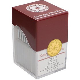 Resim Orange Needles Tqx7 Uzun Düğme Iğnesi 18/110 (100 Adet) 