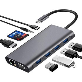 Resim CODEGEN CDG-CNV49 USB 3.0 /HDMI /VGA /TYPE-C /RJ45 HUB Uyumlu 