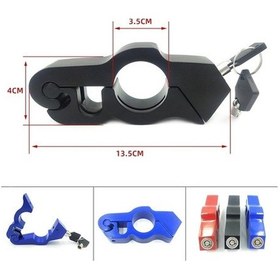 Resim Primepickings Alüminyum Gaz Kolu Motosiklet Kilidi Kırmızı, Güvenli Koruma, Uzun Süre Dayanıklı Kırmızı 