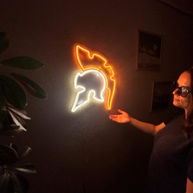 Resim Şövalye Neon Tabela - Kumandasız 