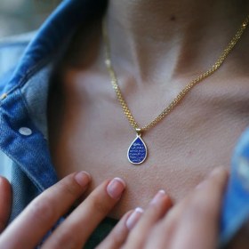 Resim By Golden House Hasır Zincir ve Nazar Ayeti Kolye 