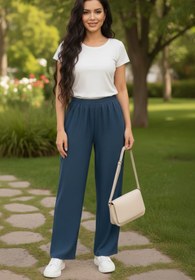 Resim Neva Style Lacivert Tesettür Pantolon 95633L 