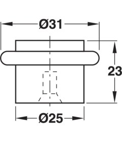 Resim Plack Kapı Stoperi Paslanmaz Çelik 